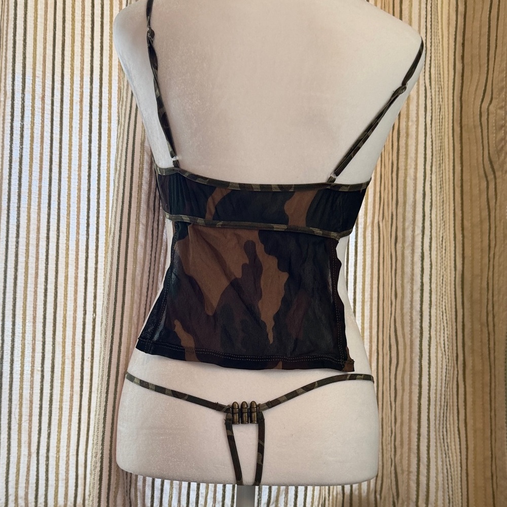 Camo Mesh Intimate Set - Picture 2 of 2